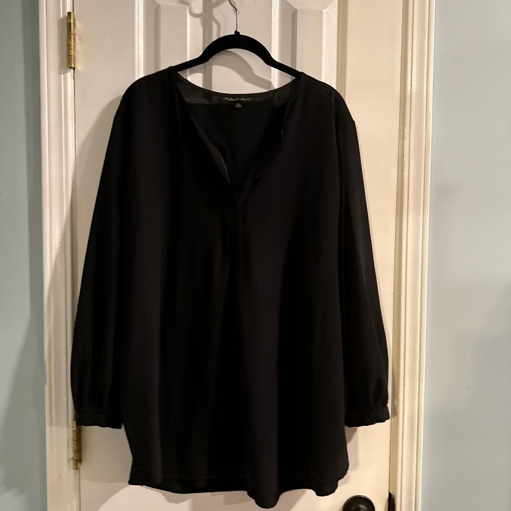 Black Shear Leather look‎ trim